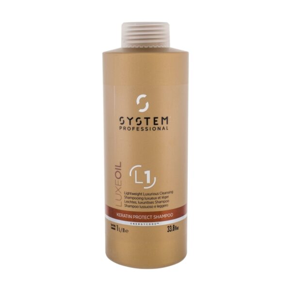 System Professional LuxeOil Keratine Protect Shampoo L1 1liter